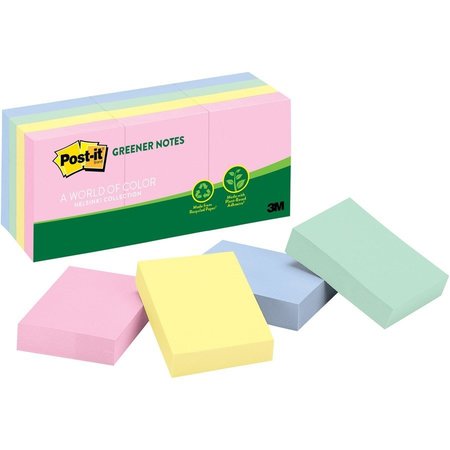 POST-IT Notes, Postit, Rcy, 1.5X2, 12Pk MMM653RPA